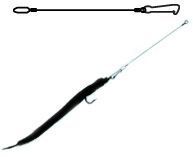 Wire Shock Tippet W/Snap-3+3/4"